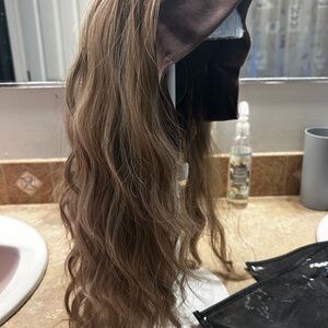 Long Wavy Lace Front Wig in Light Brown - Natural Volume